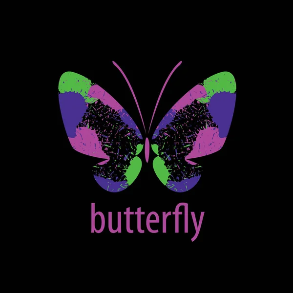 Logo vector mariposa — Archivo Imágenes Vectoriales