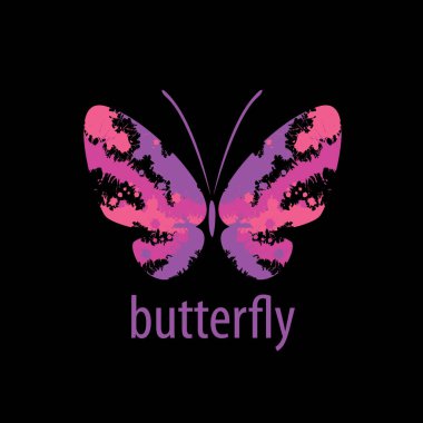 Kelebek logo vektör