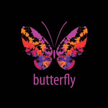 Kelebek logo vektör