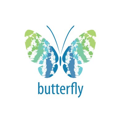 Kelebek logo vektör
