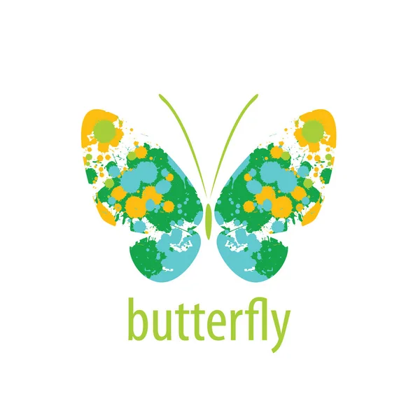 Logo vector mariposa — Vector de stock