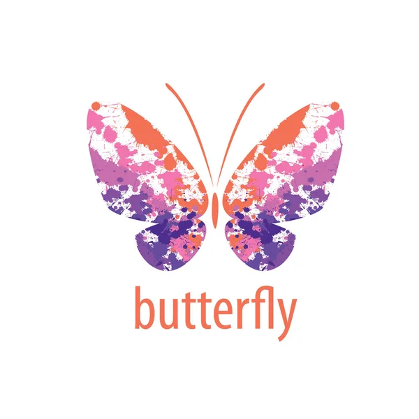Logo papillon vecteur — Image vectorielle