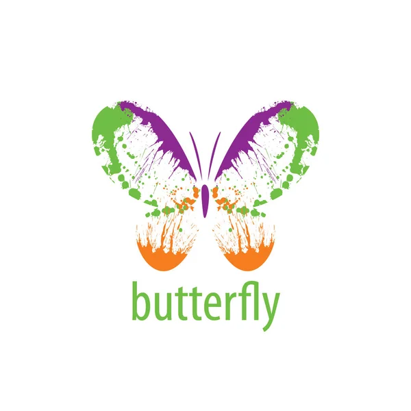 Vector butterfly logo — Stock Vector