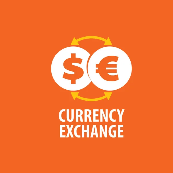 Обмен валюты векторного логотипа — стоковый вектор