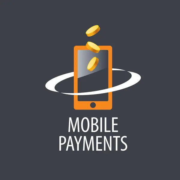 Logo mobile payments — Stock Vector