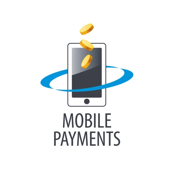 Logo mobiles Bezahlen — Stockvektor