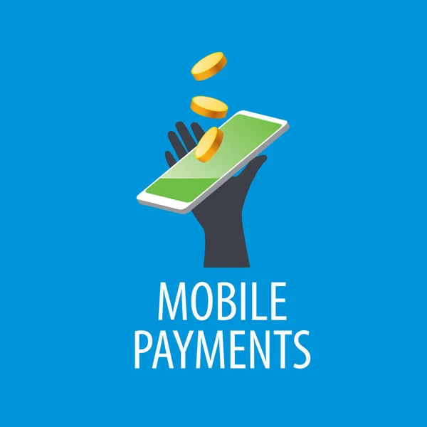 Logo mobile payments — Stock Vector
