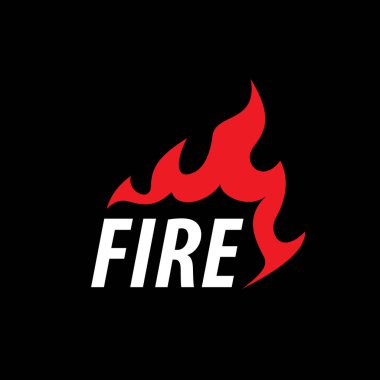 Yangın vektör logosu