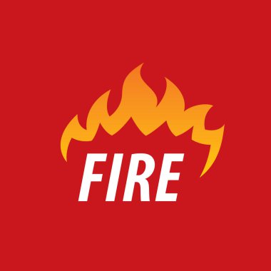 Yangın vektör logosu