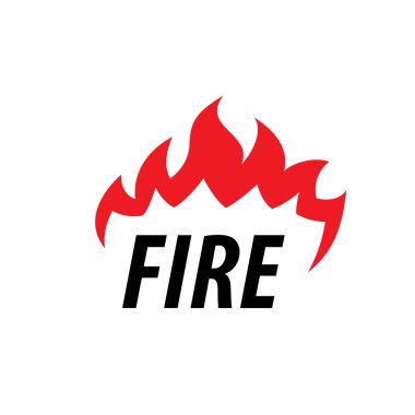 Yangın vektör logosu