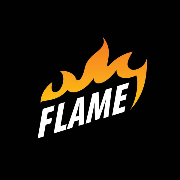 Yangın vektör logosu — Stok Vektör