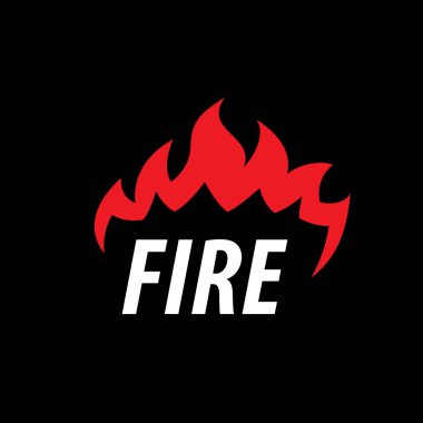 Yangın vektör logosu