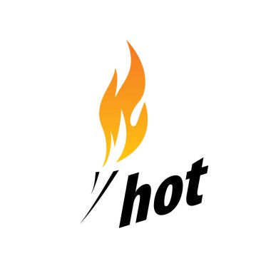 Yangın vektör logosu