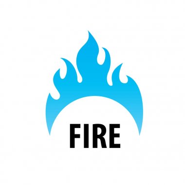Yangın vektör logosu