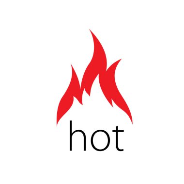 Yangın vektör logosu