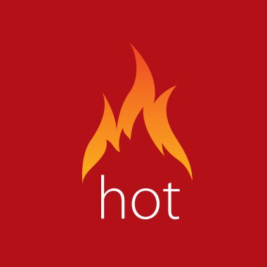 Yangın vektör logosu