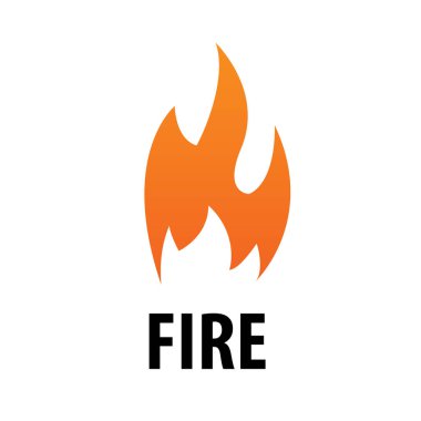 Yangın vektör logosu