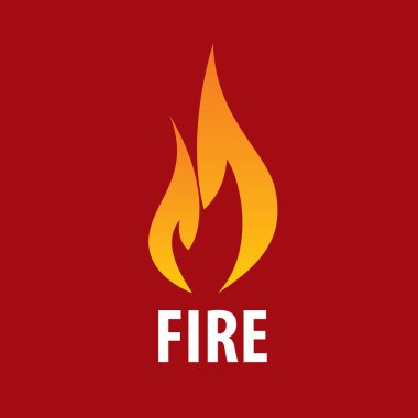 Yangın vektör logosu