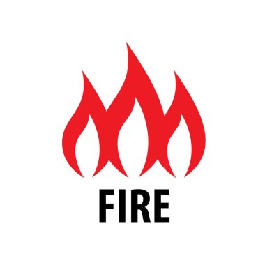 Yangın vektör logosu
