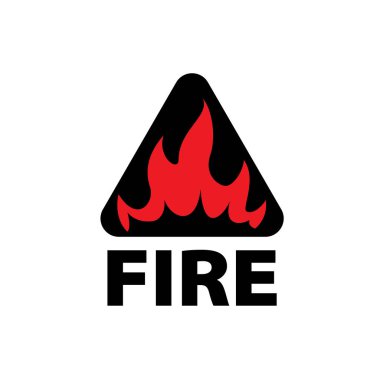 Yangın vektör logosu