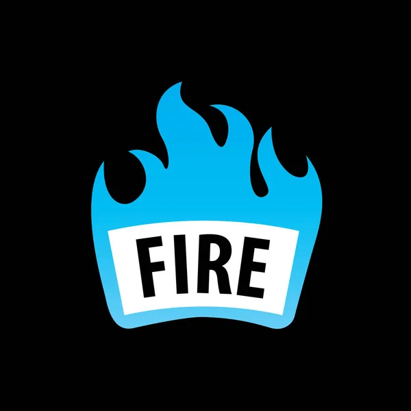 Logo vector fuego — Vector de stock