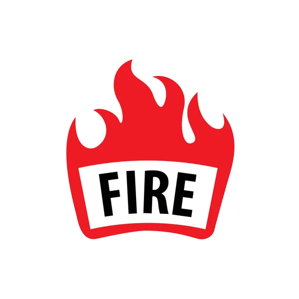 Feuer Vektor Logo — Stockvektor