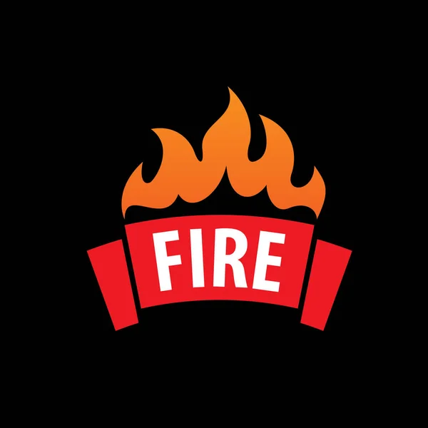 Feuer Vektor Logo — Stockvektor