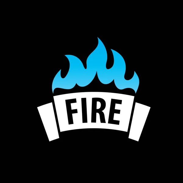 Logo vector fuego — Vector de stock