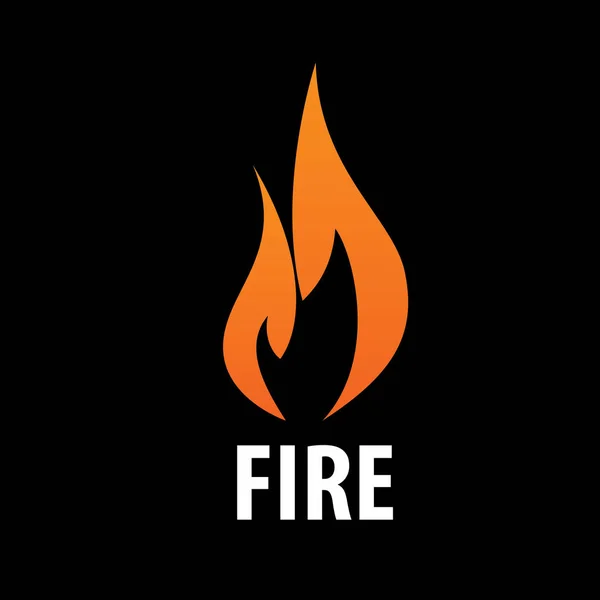 火のベクトルのロゴ — ストックベクタ