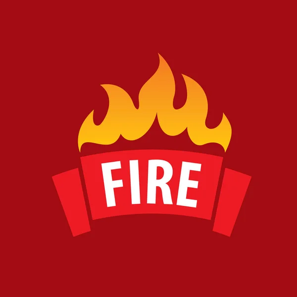 Logo vecteur de feu — Image vectorielle