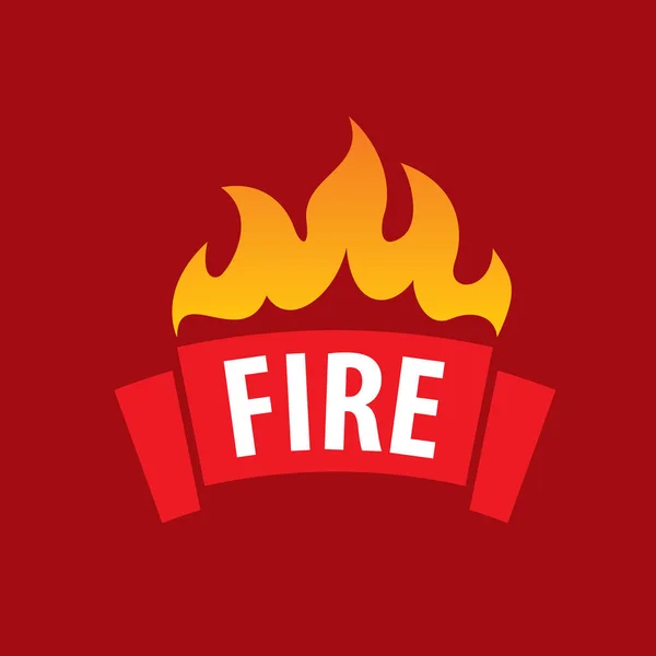 Fire vektor logo — Stock vektor