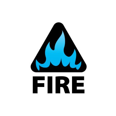 Yangın vektör logosu
