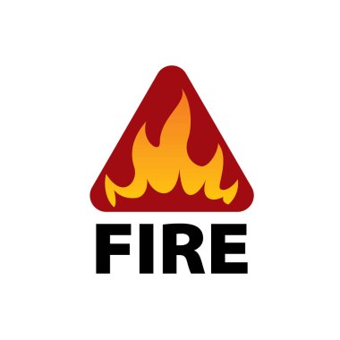 Yangın vektör logosu