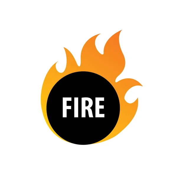 Logo vecteur de feu — Image vectorielle