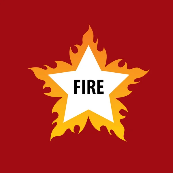Logo vector fuego — Archivo Imágenes Vectoriales