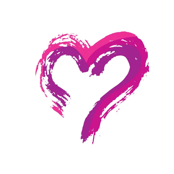 Logo coeur vectoriel — Image vectorielle