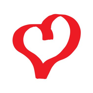 Vektör kalp logosu