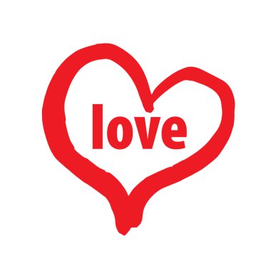 Vektör kalp logosu
