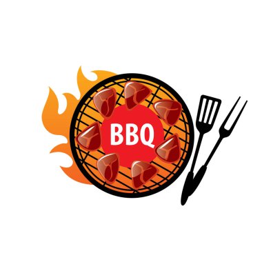 Barbekü partisi logosu
