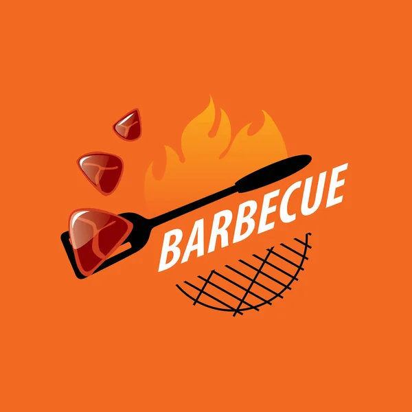 Barbecue party logo — Stock Vector