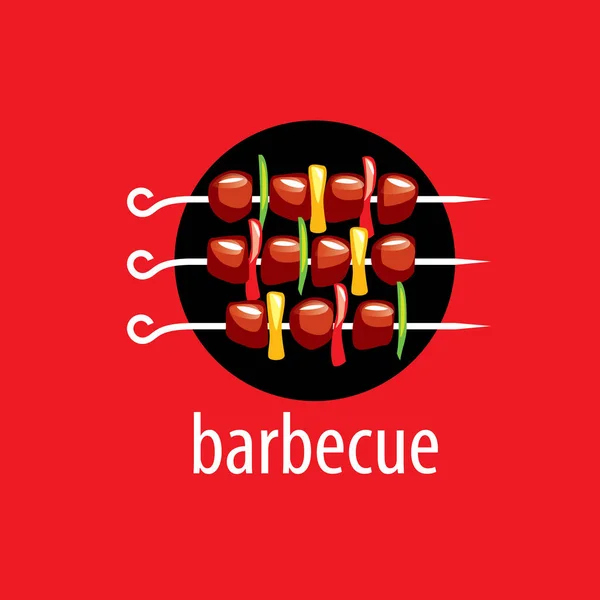 Logo fiesta barbacoa — Vector de stock