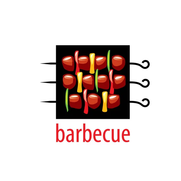 Logo fiesta barbacoa — Vector de stock