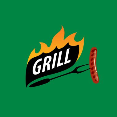 Barbekü partisi logosu