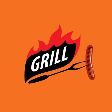 Barbekü partisi logosu