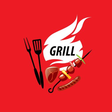 Barbekü partisi logosu