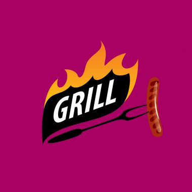 Barbekü partisi logosu