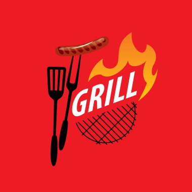 Barbekü partisi logosu