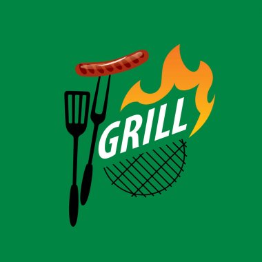 Barbekü partisi logosu