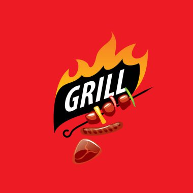 Barbekü partisi logosu