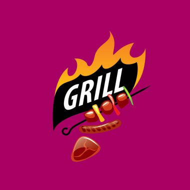 Barbekü partisi logosu